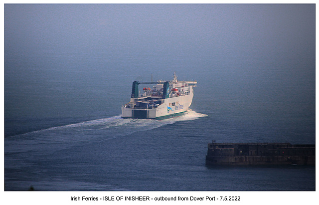 Irish Ferries Isle of Inisheer Dover 7 5 2022