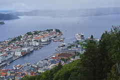 Bergen (including Bergen weather) from Fløyen