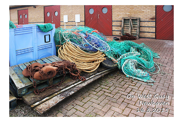 Fishing tackle - West Quay - Newhaven - 16.3.2015