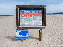 Monastery Beach - Warning - This is truly swim at your own risk!!