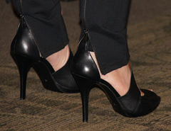 Ralph Lauren black high heels
