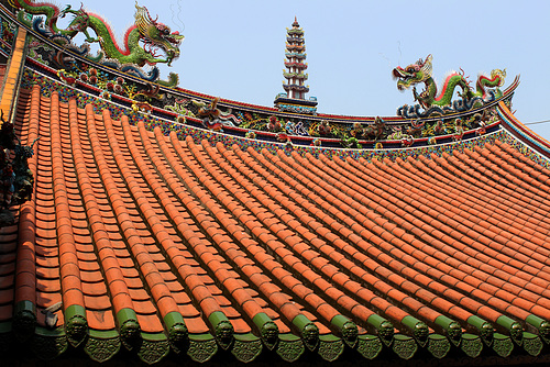 Temple Roof in Taipei