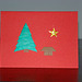 Christmas card - Tree and stable