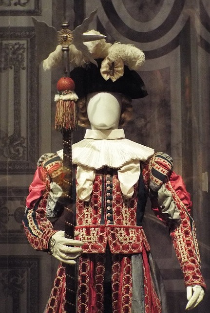 Detail of the Ceremonial Uniform of the Cent-Suisses in the Metropolitan Museum of Art, May 2018