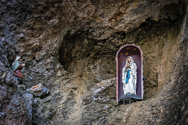 The Lourdes Grotto in Kirchdorf (AT)