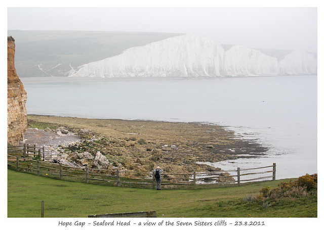 Hope Gap a view to the Seven Sisters 23 8 2011
