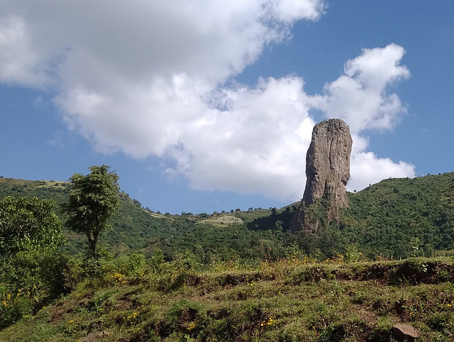 Landscape on journey from Bahir Dar to Gondar