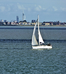 Spinnaker view - Yacht and Spinnaker Tower