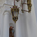 Bolivia, Right Lantern at the Entrance to the Cathedral of Our Lady of Copacabana
