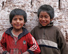 Two smiling boys from Maras , near Cuzco