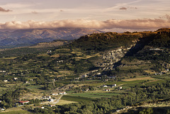 La vallée vue de Mirabel.