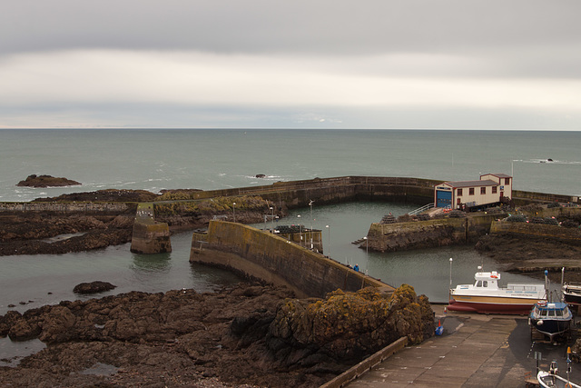 St Abbs harbour and lifeboat station