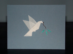 Christmas card - Peace dove