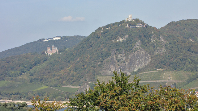 Drachenfels, Drachenburg und Petersberg