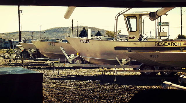 Research boats, USGS