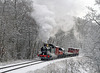 Freight in the snow