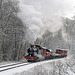 Freight in the snow