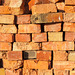 bricks in storage