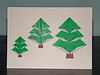 Christmas card - Three trees