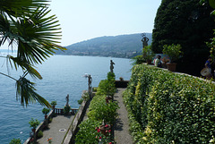 Isla Bella en el  Lago Maggiore desde el Palacio de la familia Borromeo