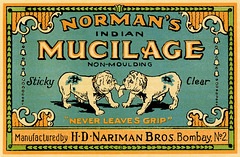 Norman's Indian Mucilage, Bombay, India