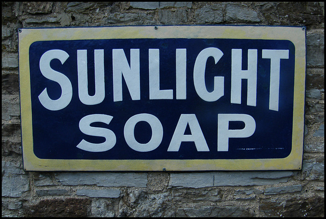 Sunlight Soap sign