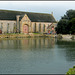 tithe barn and mill pond
