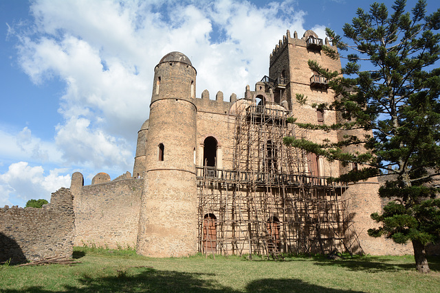 Ethiopia, Gondar, Royal Enclosure of Fasil Ghebbi, The Castle of Fasiledes