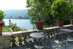 Lago Maggiore desde isla Bella propiedad de la familia Borromeo