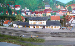 Miniatur-Elbtalbahn - Königstein - miniaturo - Elbvalfervojo