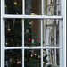 window at Christmas