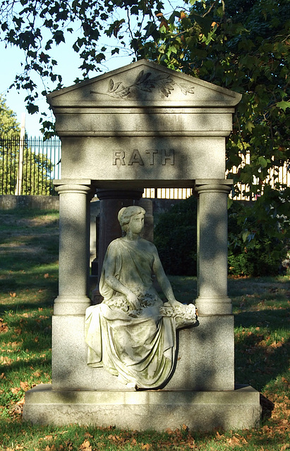Rath Grave in Greenwood Cemetery, September 2010