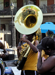 Brass Band am Jackson Square
