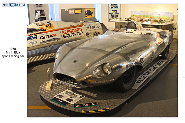 Elva Mk III 1958 sports racing car - Bexhill Museum