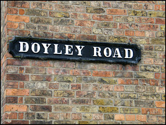 Doyley Road street sign