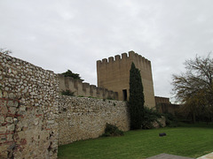 Walls of Alcácer do Sal Castle.