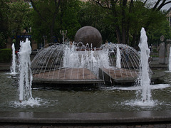 Запорожье, Фонтан на площади Маяковского / Zaporozhye, Fountain in the Square of Mayakovsky