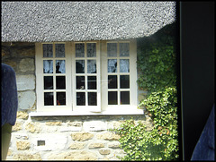 a passing cottage window