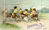 Jockey Chicks at the Easter Rabbit Race