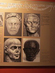 Musée de la ville de Split : bustes de Dioclétien.