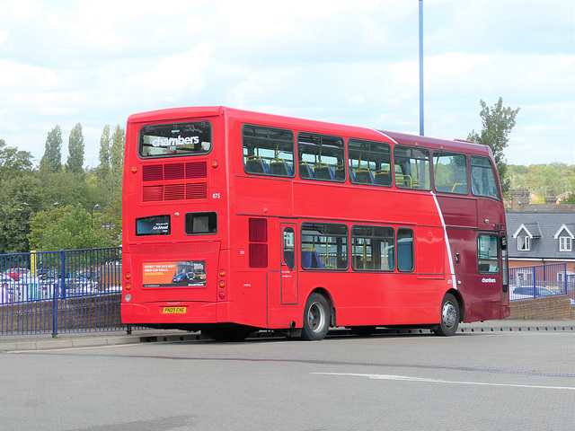 Konectbus (Chambers) 875 (PN09 ENE) in Bury St. Edmunds - 13 Aug 2019 (P1040070)