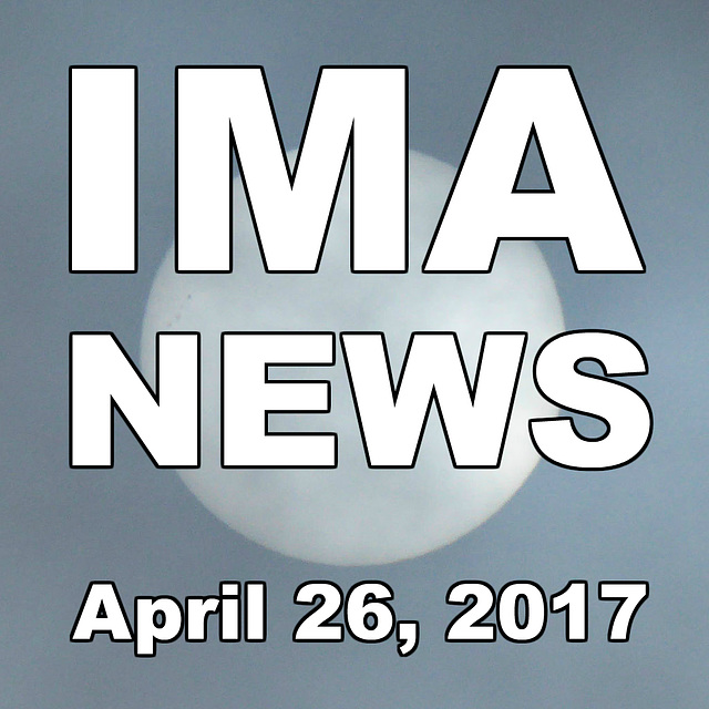 IMA NEWS April 26, 2017