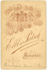 Elbl and Pietsch Cabinet Card Backmark