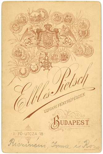 Elbl and Pietsch Cabinet Card Backmark