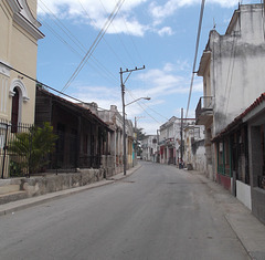 Perspective de ruelle cubaine