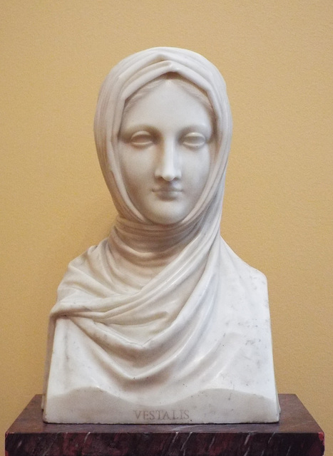 Herm of a Vestal Virgin by Canova in the Getty Center, June 2016