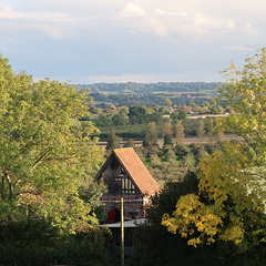 Pass Vale Farm from Burrow Hill