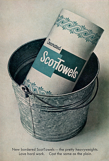 Scott Paper Towel Ad, 1966