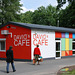 Red and White: Cafe in der Stiftung Alsterdorf