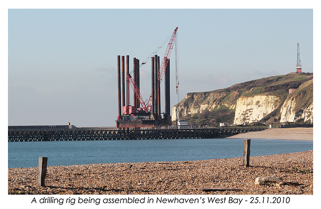 Drilling rig - Newhaven - 25.11.2010